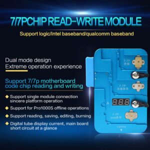 JC Module Baseband (Intel & Qualcomm) & Logic EEPROM IC Read/Write Programmer For iPhone 7/7P - Image 5
