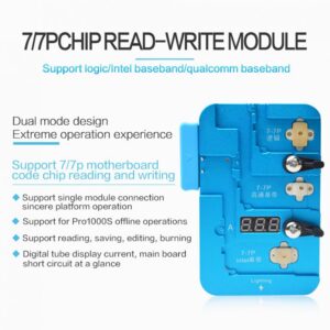 JC Module Baseband (Intel & Qualcomm) & Logic EEPROM IC Read/Write Programmer For iPhone 7/7P - Image 6