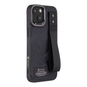Tactical iPhone 14 Camo Troop Drag Strap Cover - 8596311194689 - Black 3 Tactical iPhone 14 Camo Troop Drag Strap Cover - 8596311194689 - Black - Image 3