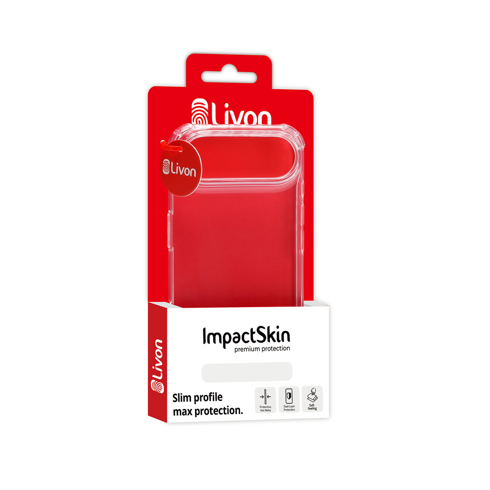 Livon iPhone 17 Impactskin - Transparant 2 Livon iPhone 17 Impactskin - Transparant - Image 2