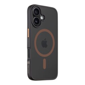 Tactical iPhone 16 Magforce Hyperstealth 2.0 Cover - 8596311279317 - Black/Mocha Mousse 3 Tactical iPhone 16 Magforce Hyperstealth 2.0 Cover - 8596311279317 - Black/Mocha Mousse - Image 3