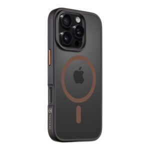 Tactical iPhone 16 Pro Magforce Hyperstealth 2.0 Cover - 8596311279324 - Black/Mocha Mousse 3 Tactical iPhone 16 Pro Magforce Hyperstealth 2.0 Cover - 8596311279324 - Black/Mocha Mousse - Image 3